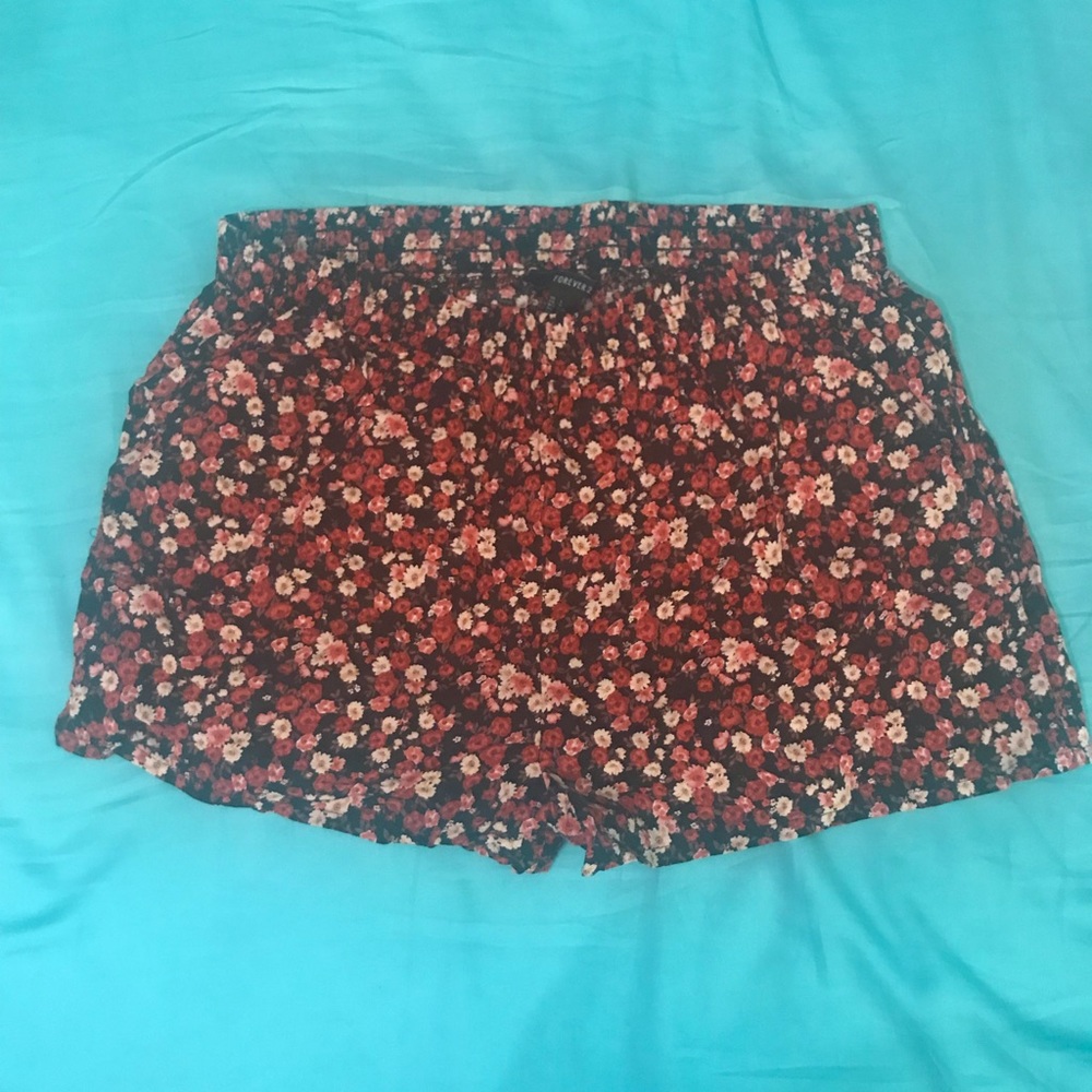 Forever 22 Floral Shorts